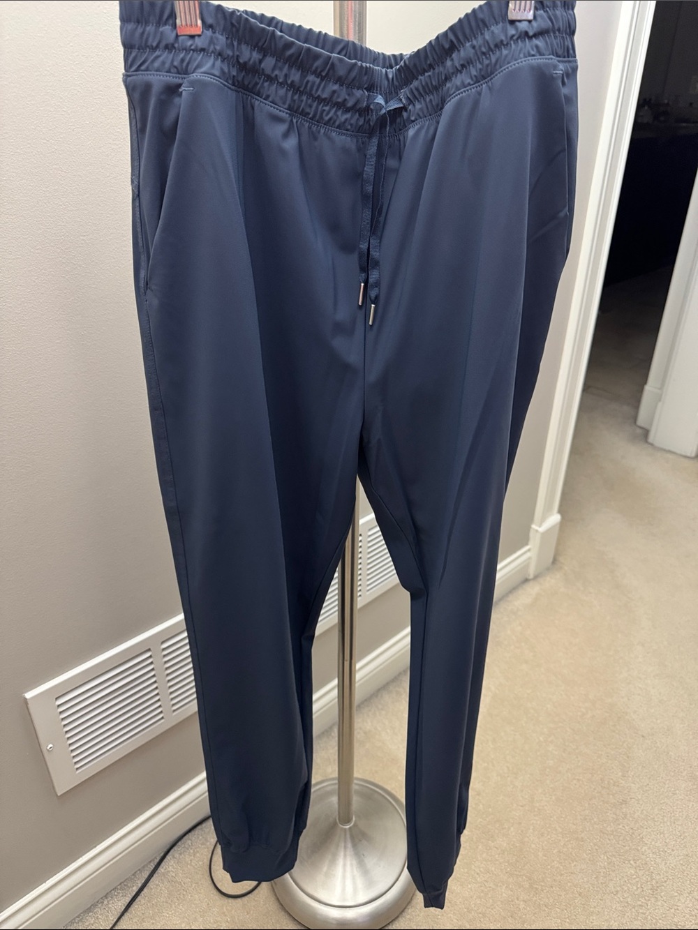 Women’s Navy Drawstring Jogger Pants